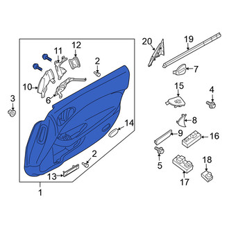Nissan OE - Front Left Inner Door Interior Trim Panel