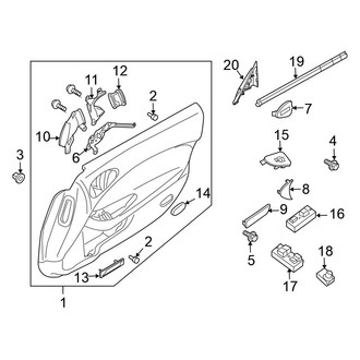 Nissan OE - Door - Interior Trim (Convertible)