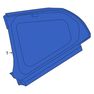 Nissan OE - Rear Left Quarter Glass