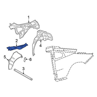 Nissan OE - Rear Right Quarter Panel Reinforcement