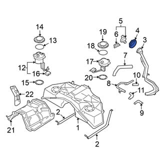 Nissan OE - Fuel Filler Neck Seal