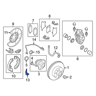 Nissan OE - Right Brake Hydraulic Line Bracket