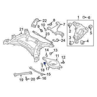 Nissan OE - Upper Suspension Control Arm Nut