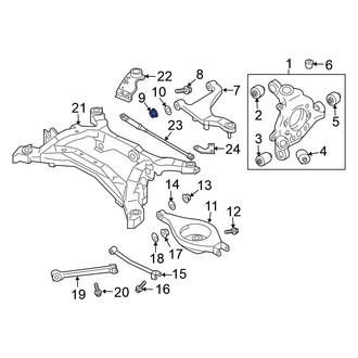 Nissan OE - Upper Suspension Control Arm Nut
