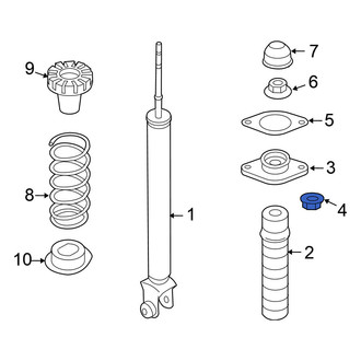 Nissan OE - Lower Suspension Shock Absorber Nut