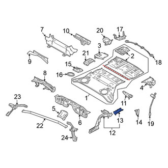 Nissan OE - Rear Right Frame Rail End