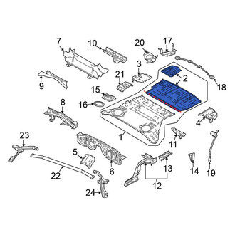 Nissan OE - Rear Floor Pan