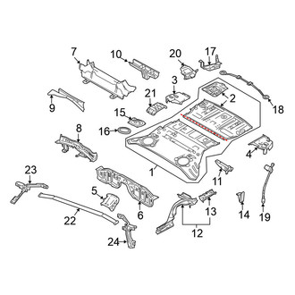Nissan OE - Rear Body & Floor - Floor & Rails (Coupe)