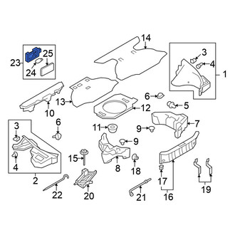 Nissan OE - Rear Cargo Area Light