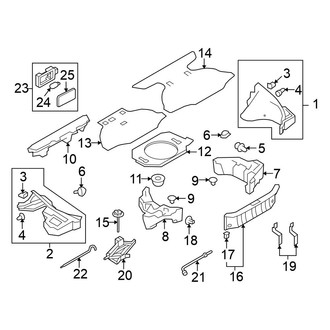 Nissan OE - Rear Body & Floor - Interior Trim (Coupe)