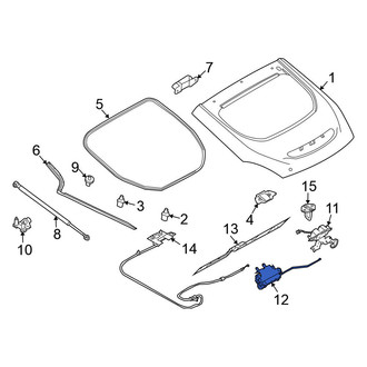 Nissan OE - Rear Liftgate Lock Actuator