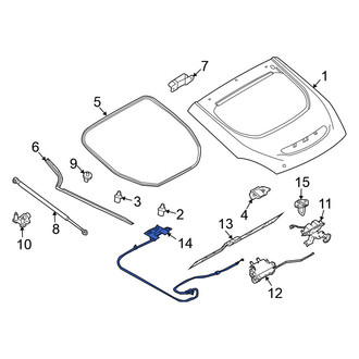 Nissan OE - Rear Liftgate Latch Handle