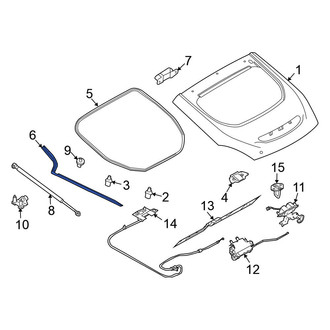 Nissan OE - Rear Left Hatch Seal