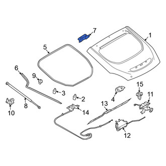 Nissan OE - Rear Liftgate Hinge