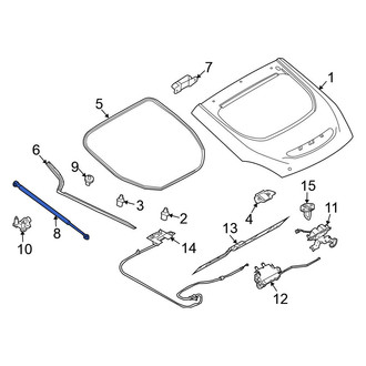 Nissan OE - Left Liftgate Lift Support