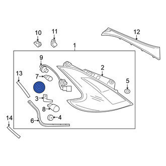 Nissan OE - Rear Left Tail Light Assembly