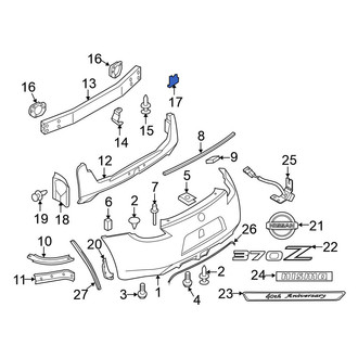 Nissan OE - Rear Tow Hook Cover