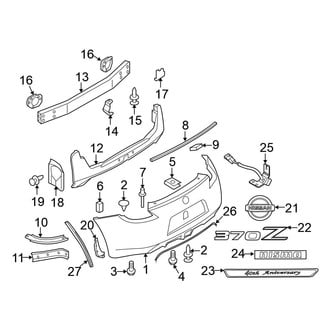 Nissan OE - Rear Bumper - Bumper & Components