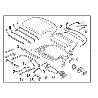 Nissan OE - Convertible Top Cable
