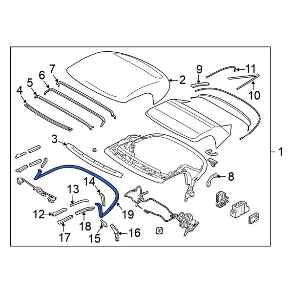 Convertible Top Seal