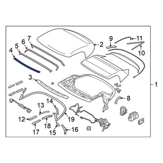 Nissan OE - Roof Bow