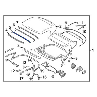 Nissan OE - Roof Bow