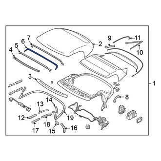 Nissan OE - Roof Bow