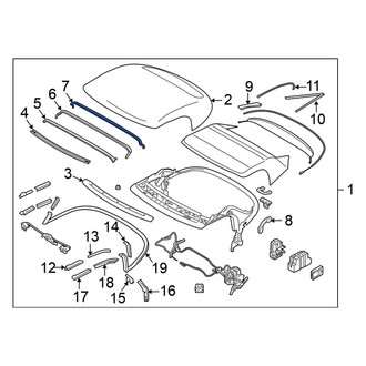 Nissan OE - Roof Bow