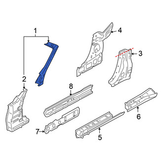 Nissan OE - Left Upper Body A-Pillar
