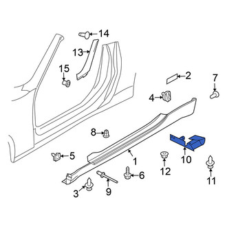 Nissan OE - Rear Right Mud Guard