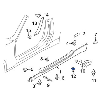 Nissan OE - Battery Hold Down Nut