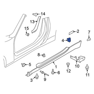 Nissan OE - Rocker Panel Molding Clip