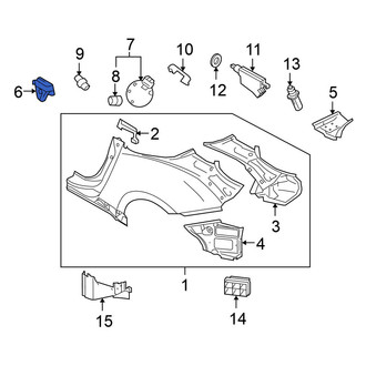 Nissan OE - Left Inner Door Seal