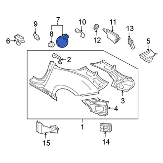 Nissan OE - Rear Fuel Filler Door