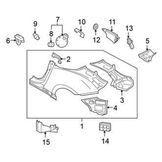 Nissan OE - Quarter Panel & Components (Convertible)