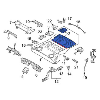Nissan OE - Rear Floor Pan