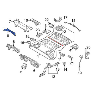 Nissan OE - Rear Center Floor Pan Crossmember