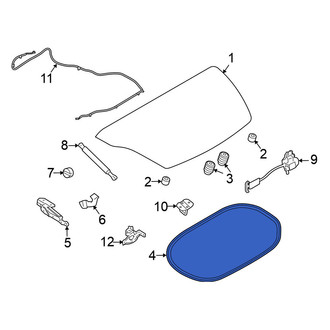 Nissan OE - Rear Deck Lid Seal
