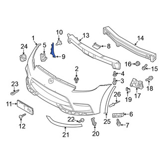 Nissan OE - Front Left Bumper Protection Pad