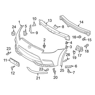 Nissan OE - Front Bumper - Bumper & Components (Nismo / Nismo Tech)