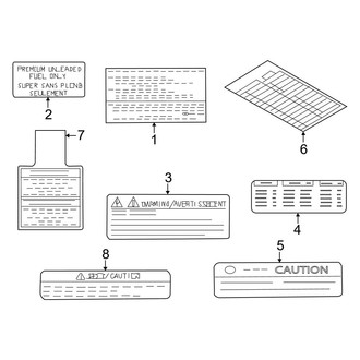 Nissan OE - Information Labels - Labels