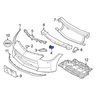 Nissan OE - Right Lower Outer Bumper Cover Bracket