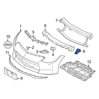Nissan OE - Front Left Bumper Impact Absorber