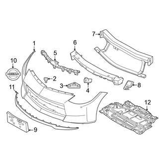 Nissan OE - Front Bumper & Grille - Bumper & Components (W/O Nismo), (Performance / Proto Spec / Sport)