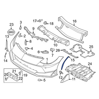 Nissan OE - Front Left Wheel Arch Molding