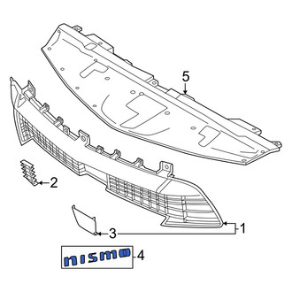 Nissan OE - Front Grille Emblem