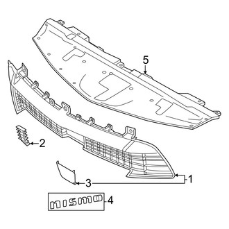 Nissan OE - Front Bumper & Grille - Grille & Components (Nismo)