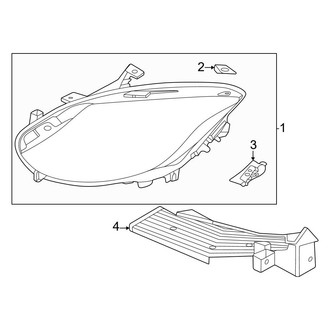 Nissan OE - Front Lamps - Headlamp Components