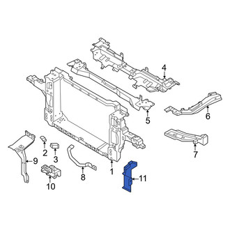 Nissan OE - Front Left Radiator Support Access Cover