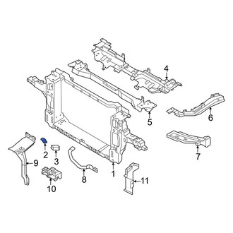 Nissan OE - Radiator Support Panel Seal